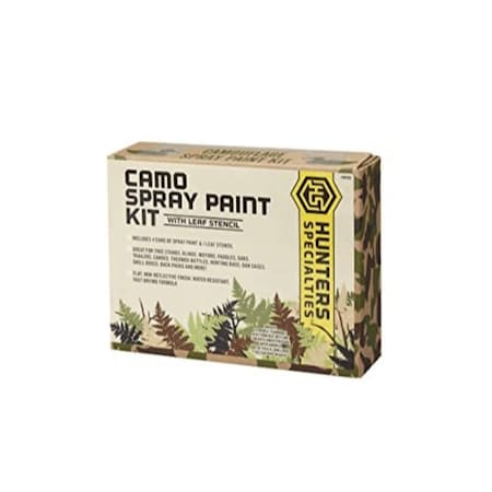Hunters Specialties Camo Sray Paint Kit with Leaf Stencil HU467549